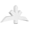 Ekena Millwork Alberta Architectural Grade PVC Gable Bracket, 60"W x 25"H x 4"D x 6"F, 10/12 Pitch GBP060X25X0406ALB00 - alternate 1